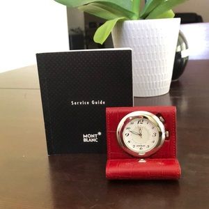 Mont Blanc Travel Alarm Clock